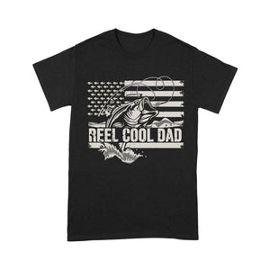 Reel Cool Dad American flag shirt, Perfect Father's Day Gifts for Fisherman D01 NQS1213 - Standard T-shirt