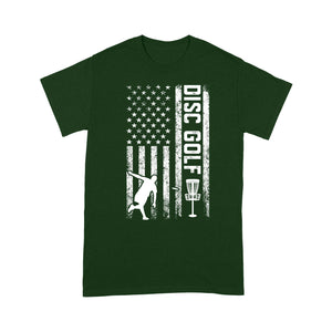 American flag Disc golf shirt, gift for disc golf lovers NQS4614 T shirt