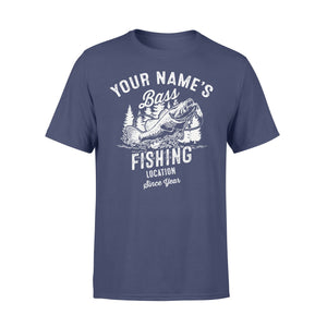 Bass fishing customize name, location, since year personalized gift