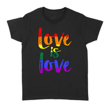 Load image into Gallery viewer, Love is Love - LGBT - Standard Women&#39;s T-shirt
