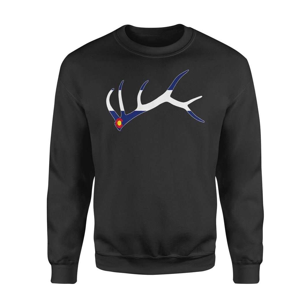 Colorado elk hunting horn NQS1114 D03 - Standard Crew Neck Sweatshirt