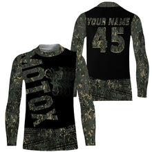 Load image into Gallery viewer, Kid&amp;Adult custom camo motocross jersey UPF30+ MotoX racing dirt bike off-road motorcycle racewear| NMS938