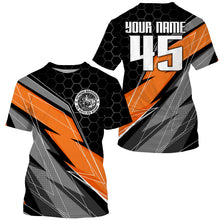 Load image into Gallery viewer, Orange custom motocross jersey UPF30+ dirt bike MX racing jersey adult&amp;kid off-road motorcycle| NMS772