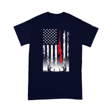 Load image into Gallery viewer, Deer hunting T-Shirt USA flag Shirts for Deer hunter - FSD869