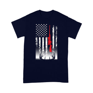 Deer hunting T-Shirt USA flag Shirts for Deer hunter - FSD869