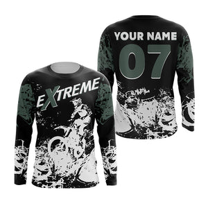 Extreme personalized Motocross jersey dirt bike offroad UPF30+ men women youth MX shirt motorcycle PDT310