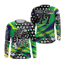 Load image into Gallery viewer, BMX 4 life riding jersey kids youth BMX shirt UPF30+ cycling jersey mens riding jersey boys girls| SLC267