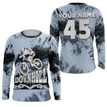 Load image into Gallery viewer, Downhill mountain bike jersey adult kid MTB shirt UPF30+ men cycling jersey girl boy riding shirt| SLC280