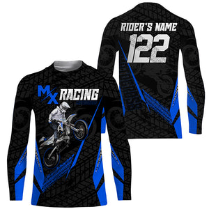 Custom Motocross Jersey MX Racing UPF30+ Dirt Bike Number and Name Adult&Kid Off-Road Motorcycle| NMS1318