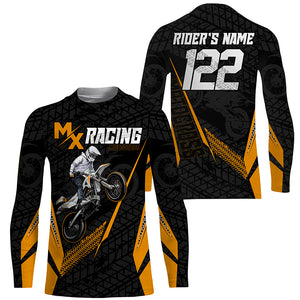 Custom Motocross Jersey MX Racing UPF30+ Dirt Bike Number and Name Adult&Kid Off-Road Motorcycle| NMS1317