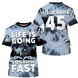 Personalized kids MTB downhill jersey UPF30+ Mountain bike shirt boys girls mens cycling clothes| SLC231