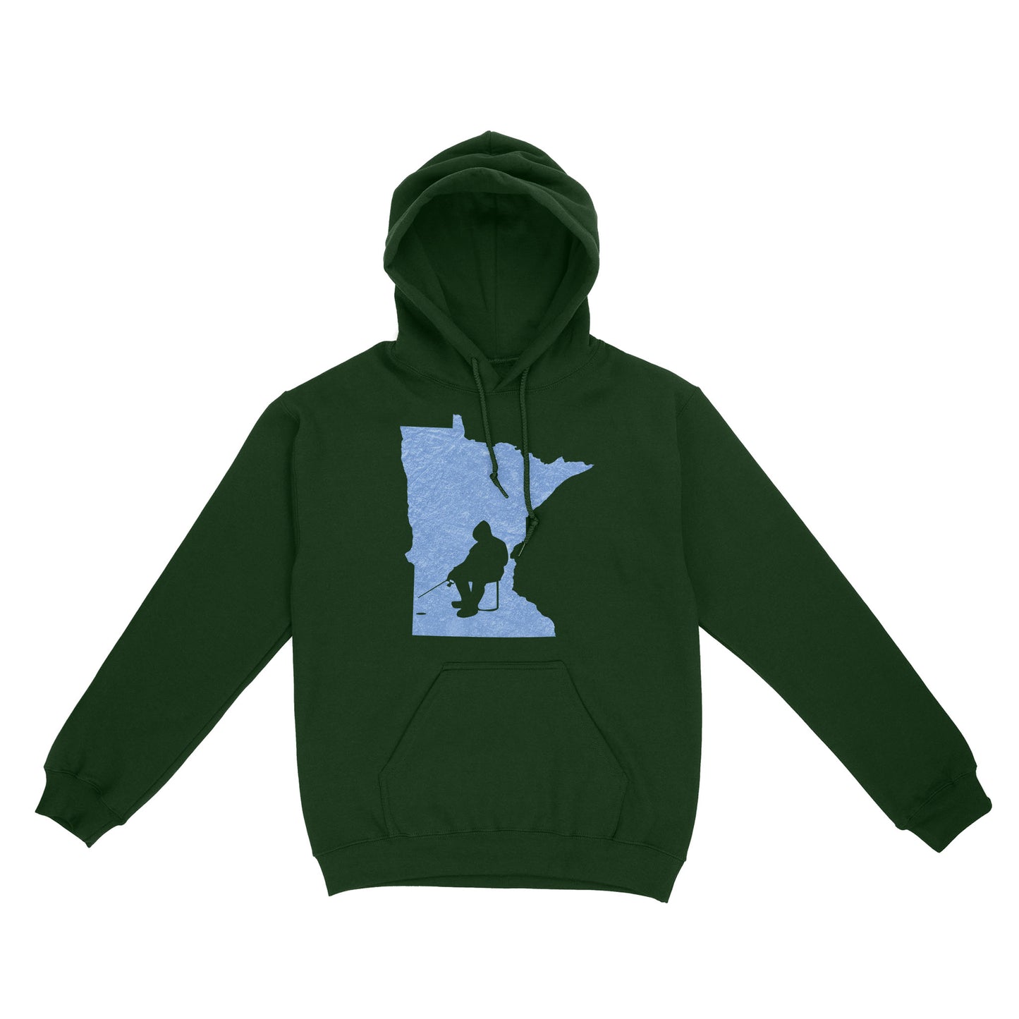 Minnesota Ice Fishing Shirts, Winter Fishing Minnesota State Love Fishing Hoodie - FSD2927 D06