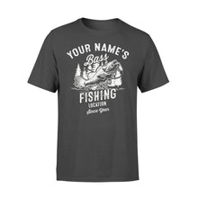 Load image into Gallery viewer, Bass fishing customize name, location, since year personalized gift