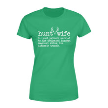 Load image into Gallery viewer, Hunter&#39;s Wife Definition Funny Hunting T-shirt Gift - FSD413