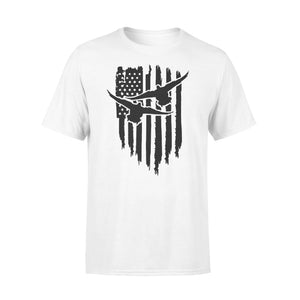 Duck Hunting American Flag Clothes, Shirt for Hunting NQS121- Standard T-shirt