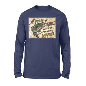 Fish tremble personalized - Standard Long Sleeve
