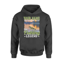Load image into Gallery viewer, The man the myth the fishing legend shirt - Standard Hoodie