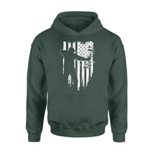 Load image into Gallery viewer, American flag bow hunting Shirts For Men Women Bow Hunter hoodie - NQSD252
