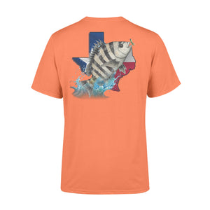 Sheepshead season Texas Sheepshead fishing - ds - Standard T-shirt