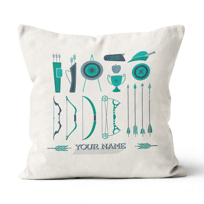 Personalized Set Archery Throw Pillow Custom Pillow Archery Gifts Ideas VHM0860