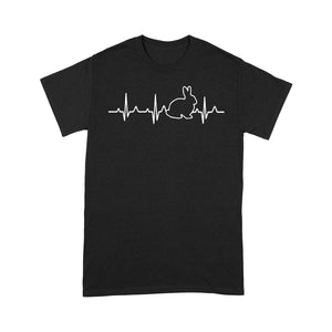 Rabbit Pulse Heartbeat Men Women's T-Shirt Bunny Shirt, Bunny Rabbit Shirt - FSD1378D03