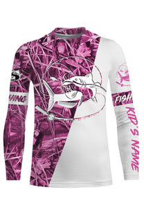 Catfish Personalized fishing tattoo pink camo full printing Long sleeve, Hoodie, Zip up hoodie, T-shirt  - FSA19