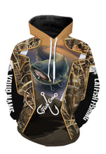 Load image into Gallery viewer, Catfish Customized Fish on 3D All over printed Long sleeve, hoodie, Zip up hoodie - FSA25