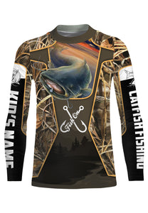 Catfish Customized Fish on 3D All over printed Long sleeve, hoodie, Zip up hoodie - FSA25