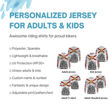 Load image into Gallery viewer, FL Florida Motocross Jersey Custom Name Number Youth Mens Womens Dirt Bike Off Road MX Motorcycle Racing| NMS820
