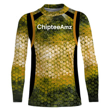 Load image into Gallery viewer, Chipteeamz Fishing Scales Camo UV Protection Shirt for Men, Women and Kid, Fishing gift TMTS068