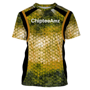 Chipteeamz Fishing Scales Camo UV Protection Shirt for Men, Women and Kid, Fishing gift TMTS068