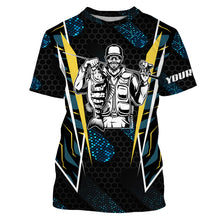 Load image into Gallery viewer, Vintage Fisherman Custom Name Long Sleeve Performance Fishing Sun Protection UV Shirts TTN86