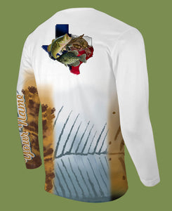 Texas Crappie Bass Catfish Customized All over printed Long sleeves, Hoodie, Zip up hoodie - FSA14