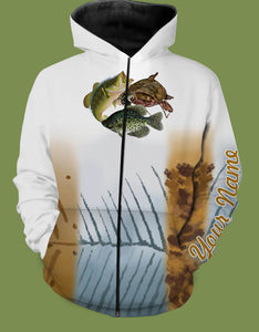 Texas Crappie Bass Catfish Customized All over printed Long sleeves, Hoodie, Zip up hoodie - FSA14