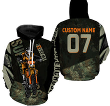 Load image into Gallery viewer, Camo Supercross Riding Jersey Personalized Number &amp; Name Motorcycle Off-Road Dirt Bike Racing| NMS537