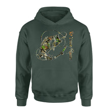 Load image into Gallery viewer, Bass fishing camo personalized bass fishing tattoo shirt perfect gift  - Standard Hoodie - TTN