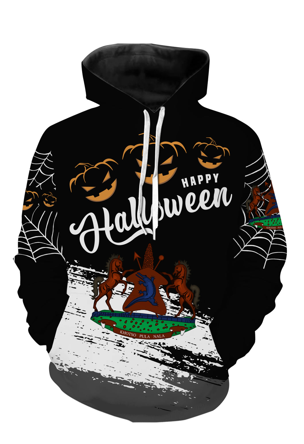 Lesotho halloween all over full printing shirt and hoodie PQB16