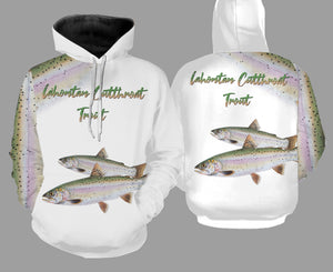Lahontan cutthroat trout fishing full printing