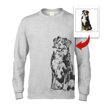 Load image into Gallery viewer, Custom dog's photo with beautiful effect personalized dog shirts for humans TATS207