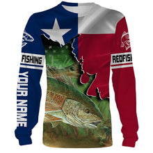 Load image into Gallery viewer, Redfish Texas Custom name 3D All over print shirts - personalized gift TATS149