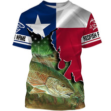 Load image into Gallery viewer, Redfish Texas Custom name 3D All over print shirts - personalized gift TATS149