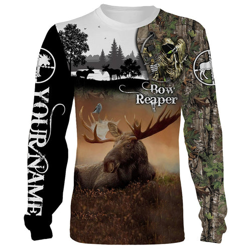 Bow Hunting Moose Custome Name 3D All Over Printed Shirts Personalized gift TATS143