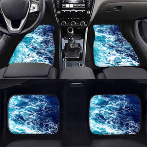 Saltwater Fishing Sea wave camo Car Floor mats, Fishing gifts - IPHW1102