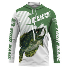 Load image into Gallery viewer, Angry Crappie Custom Long sleeve performance Fishing Shirts, Crappie hunter Fishing jerseys IPHW3328