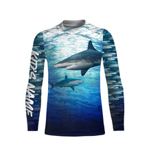 Load image into Gallery viewer, Blacktip Shark Fishing Custom name All over print shirts - personalized fishing gift for men, women and kid - IPH1528
