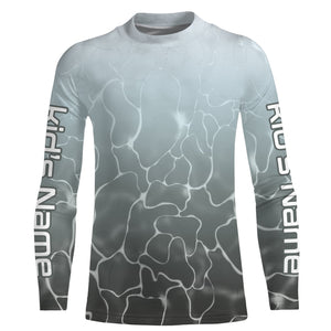 Chinook King Salmon Fish skin Custom Long sleeve performance Fishing shirts, Salmon Fishing jerseys IPHW3035