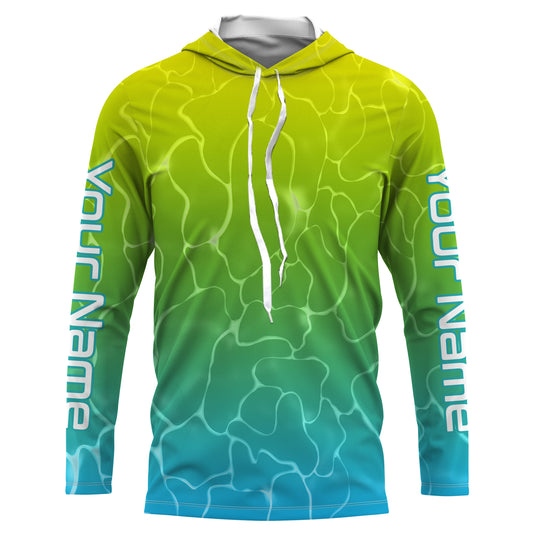 Mahi Mahi Fish skin Custom Long sleeve performance Fishing shirts, Mahi Mahi Fishing jerseys IPHW3040