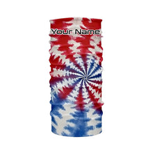 Load image into Gallery viewer, Custom Tie Dye American Flag Fishing Shirts, USA Patriotic Fishing Gifts Uv Protection IPHW4626