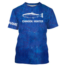Load image into Gallery viewer, Chinook Salmon (King Salmon) Fishing Hunter Custom name All over print shirts - personalized fishing gift for men, women and kid - IPH1293