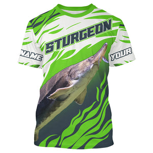 Custom Sturgeon Long Sleeve Performance Fishing Shirts, Sturgeon Master Tournament Fishing Shirt IPHW3926